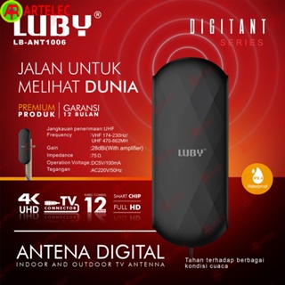 Antena Digital Luby LB-ANT-1006 Indoor Outdoor Antena TV Digital