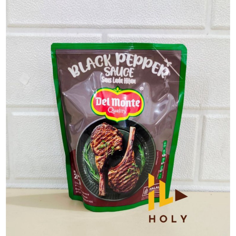 

Del Monte Black Pepper Sauce 250gr / Saus Lada Hitam