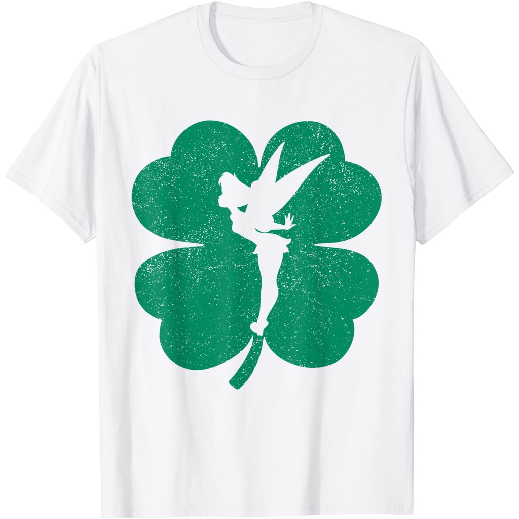 Kaos Anak Disney Tinker Bell Green Shamrock St. Patrick's Day T-Shirt