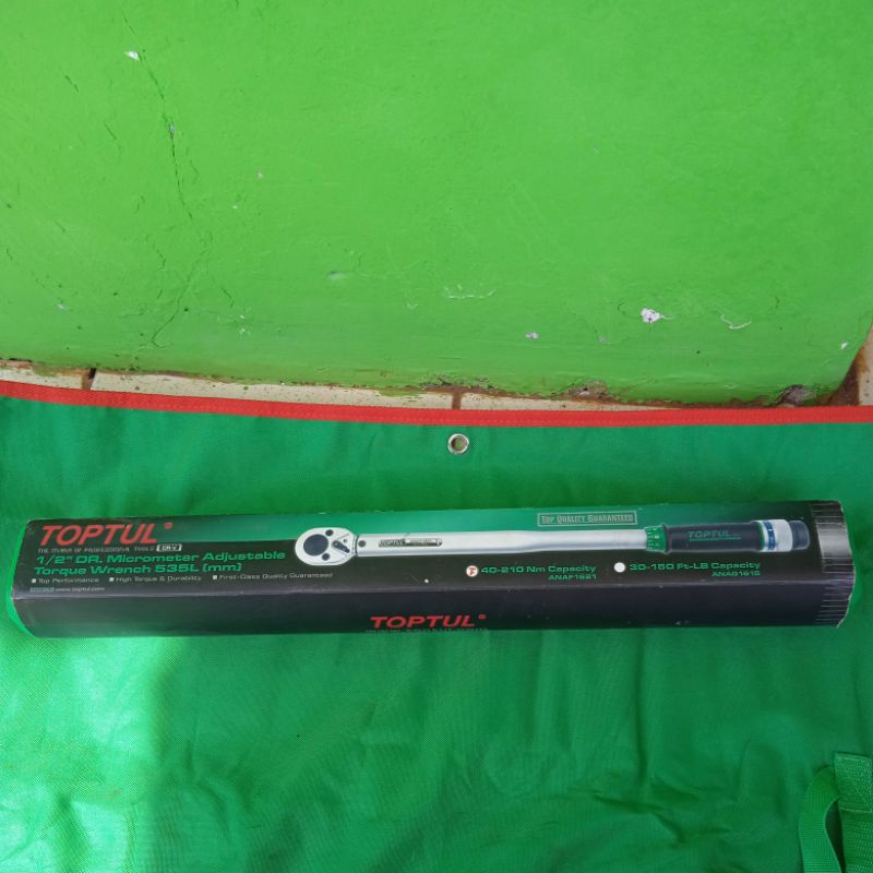 Jual Kunci Torsi Torque Wrench Toptul Dr Adjustable Nm Anaf Shopee Indonesia