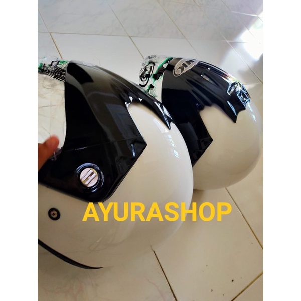 HELM BATMAN PUTIH
