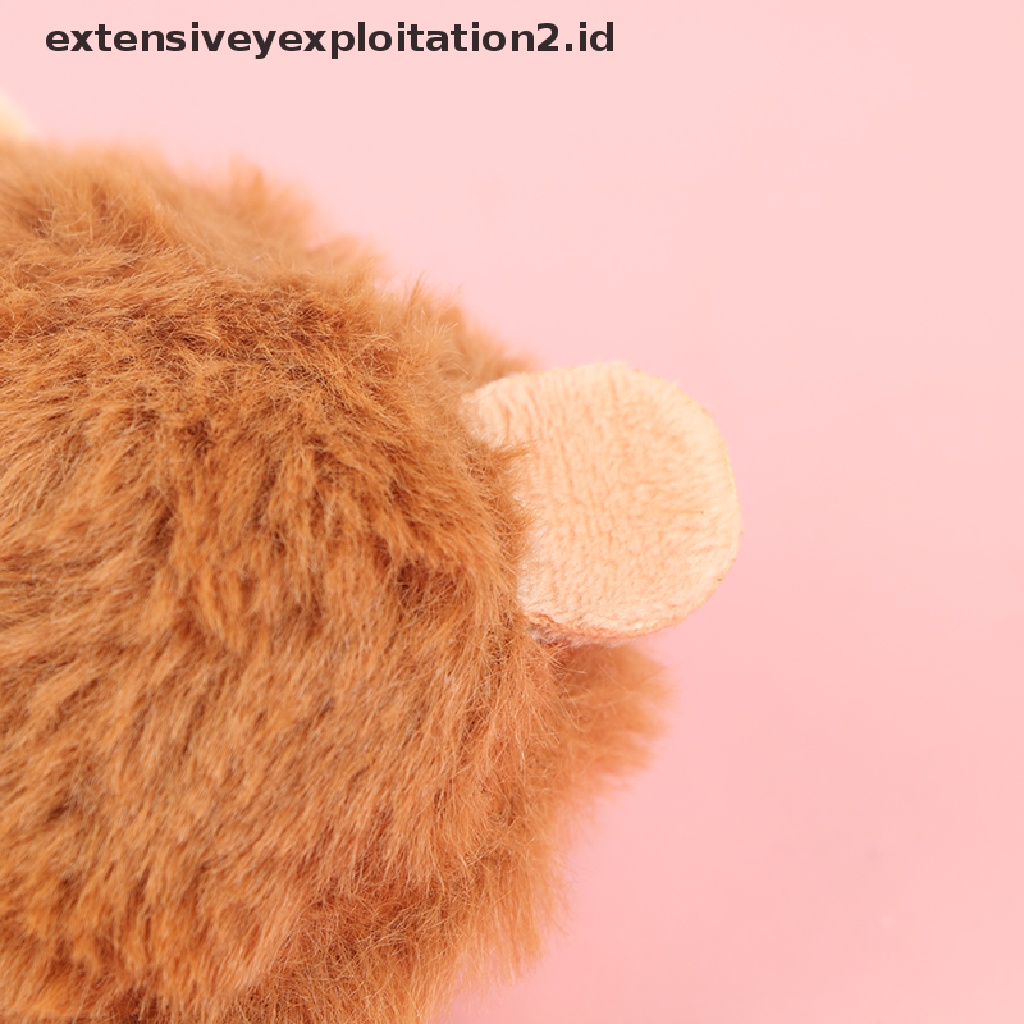 1pc Gantungan Kunci Boneka Singa Kecil