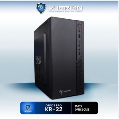 Case VURRION OFFICE KR 21/22 FREE PSU 500W