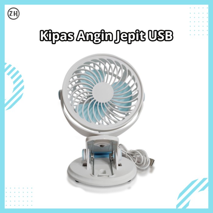 kipas angin Kipas Angin Meja Mini Jepit Portable USB 4inch kipas angin jepit usb(E1W4) kipas angin m