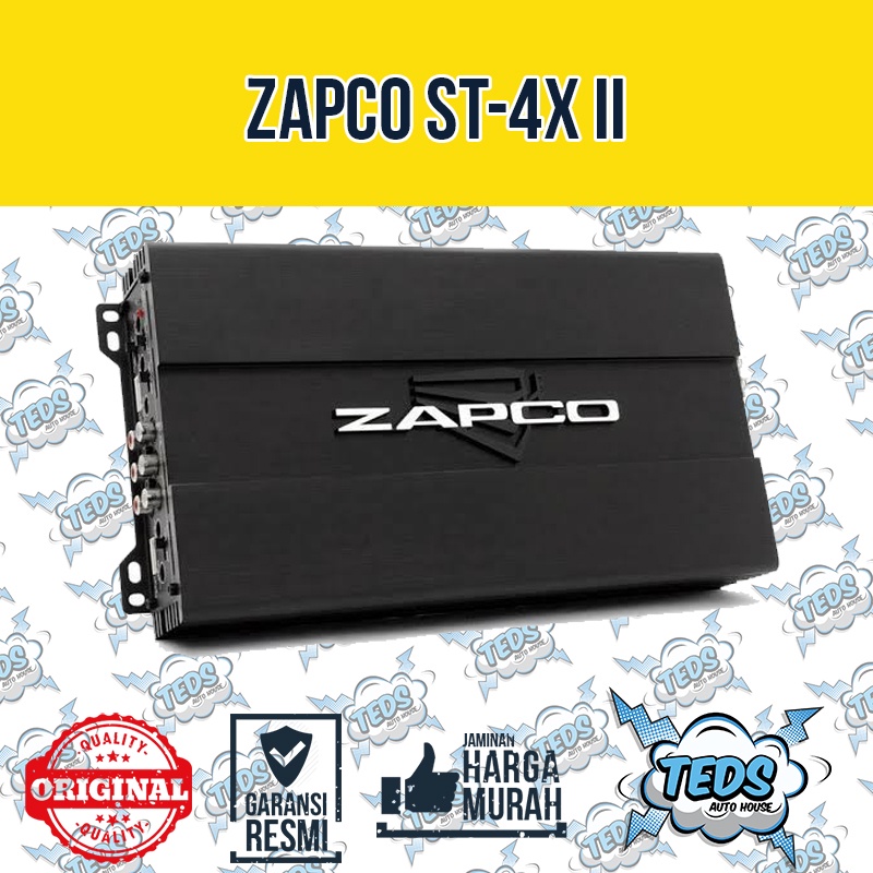 Jual Power Amplifier 4 Channel Zapco ST4X II Shopee Indonesia