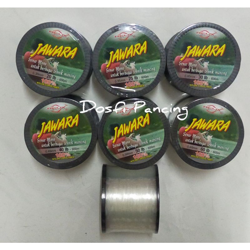 tali pancing/senar relix nusantara jawara 600 m
