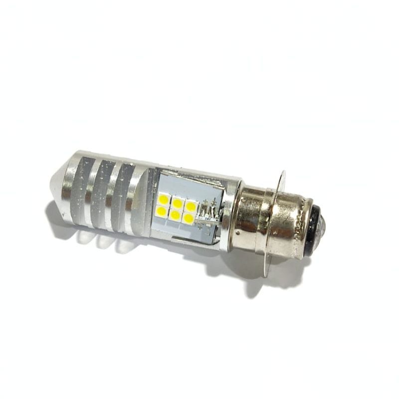 LAMPU LED 2 SISI LED 12 MATA LED H6 AC DC 25 Watt