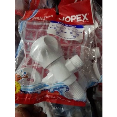 [BISA COD] Keran T Cabang Jopex / Perlengkapan Rumah Tangga Murah / Perlengkapan Bak Tempat Cuci Pir