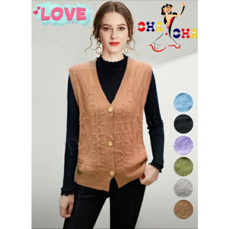 ROMPI RAJUT / VEST RAJUT / ROMPI IMPORT / VEST IMPORT / VEST KANCING / ROMPI POLOS