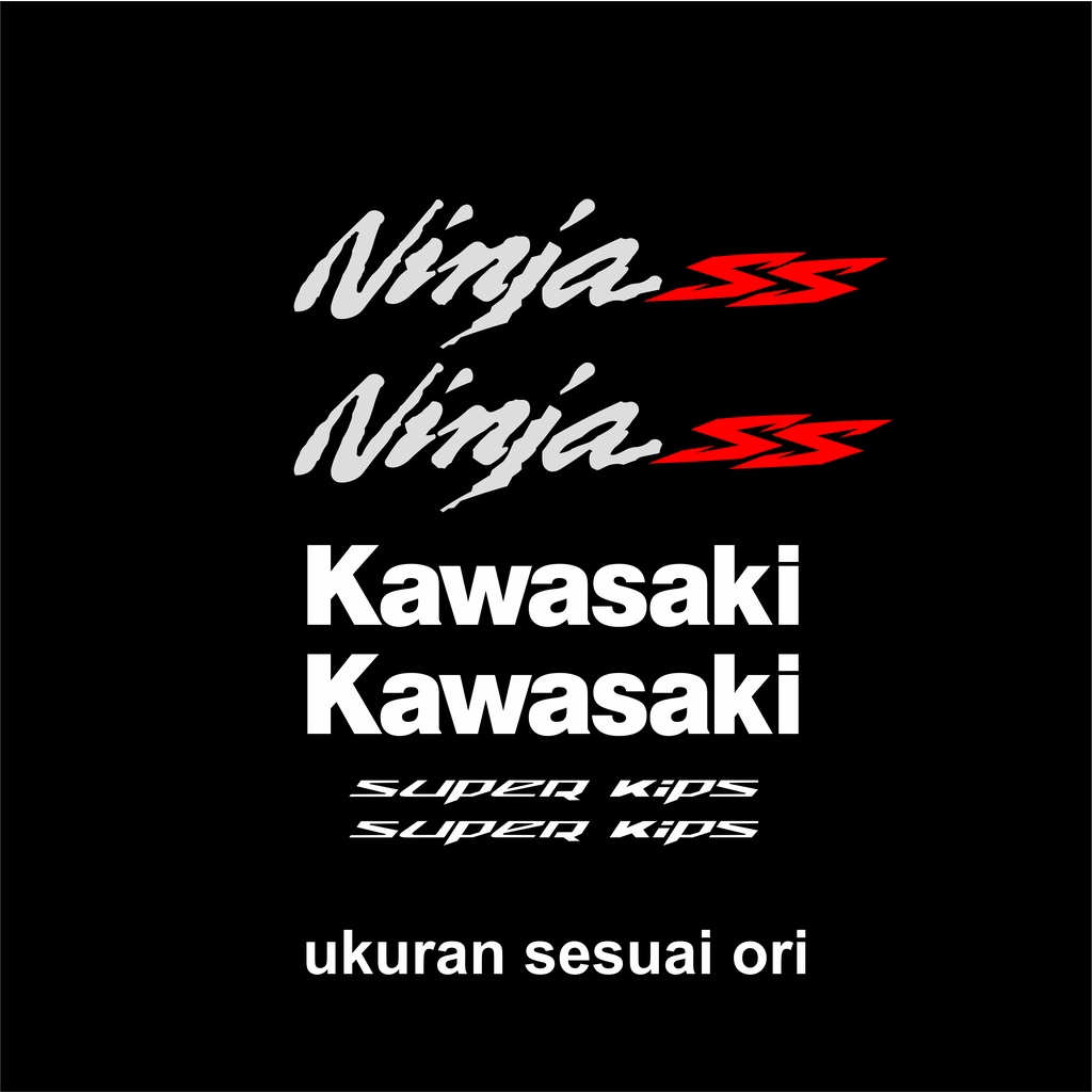 stiker cuting ninja ss// stiker set ninja// ninja ss