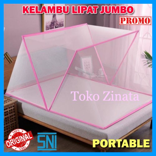 Kelambu Lipat Dewasa Anti Nyamuk Kelambu Tenda Besar Portable Original