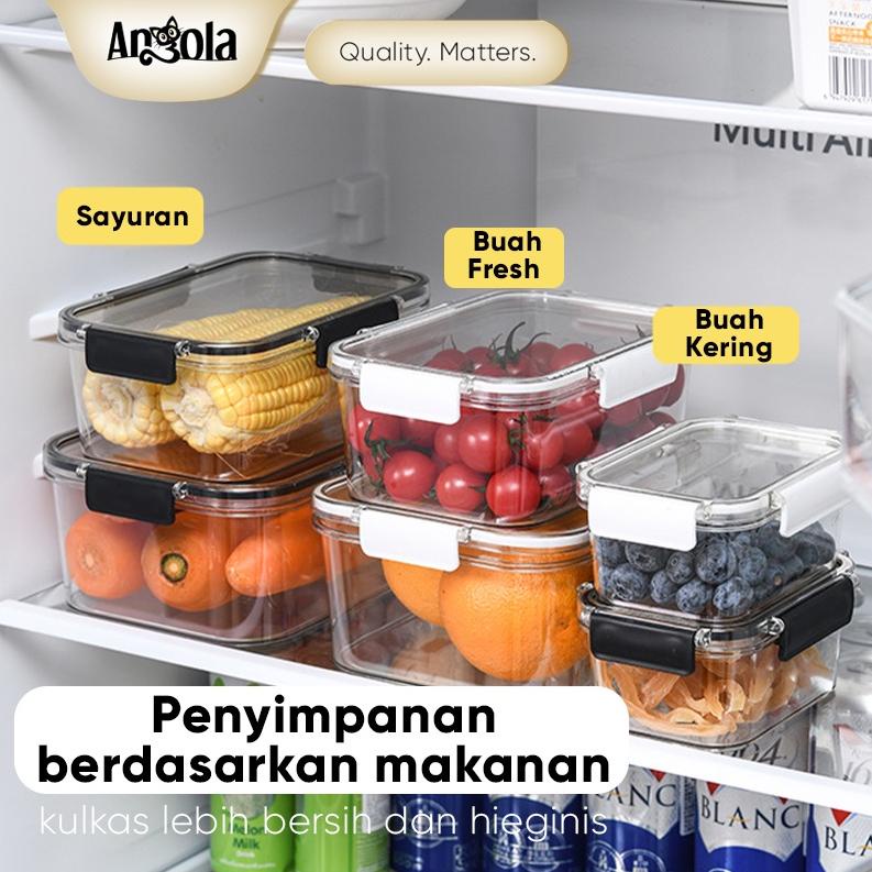 Paling Laris Angola Kontainer Makanan Kulkas C60-C62 Food Storage Box Kotak Penyimpanan Makanan best