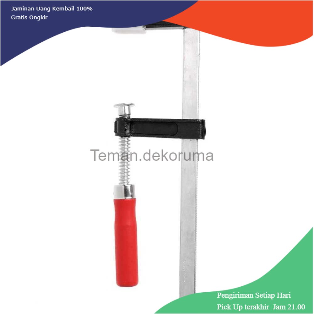 TD-PR2 WORKPRO Klem Jepit F Clamp Papan Kayu Heavy Duty Woodworking - Dec04