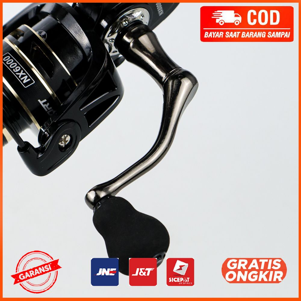 NX6000 Series Metal Reel Pancing Fishing Reel 4.7 banding 1 Gear Ratio