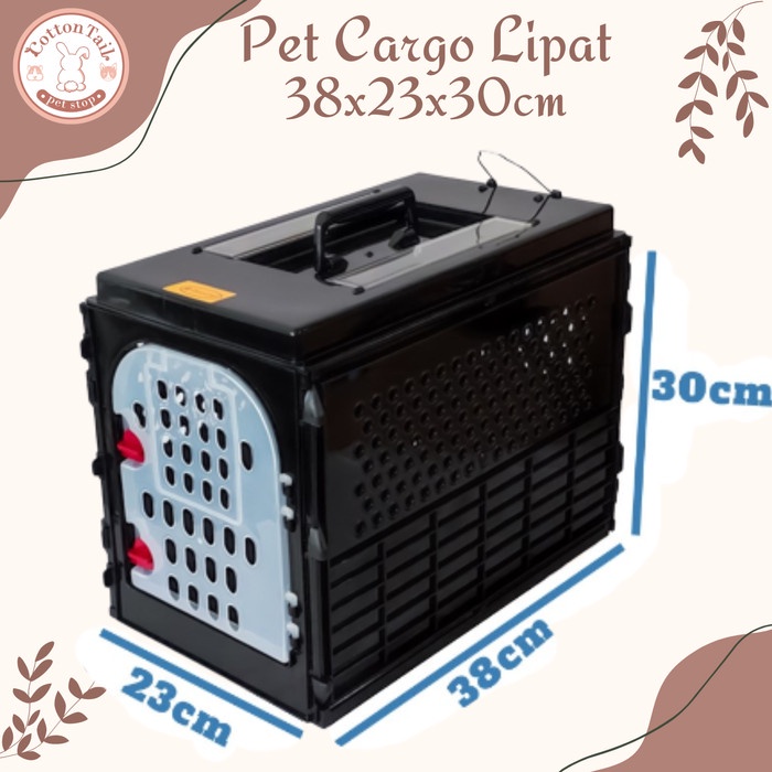 Kandang Kucing Pet cargo Lipat Opo Cat ukuran 38x23x30 PCL M