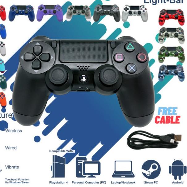 STIK PS4 / STICK PC / JOYSTIK GAMEPAD WIRELESS PAKET PC + BLUETOOTH - STIK ONLY
