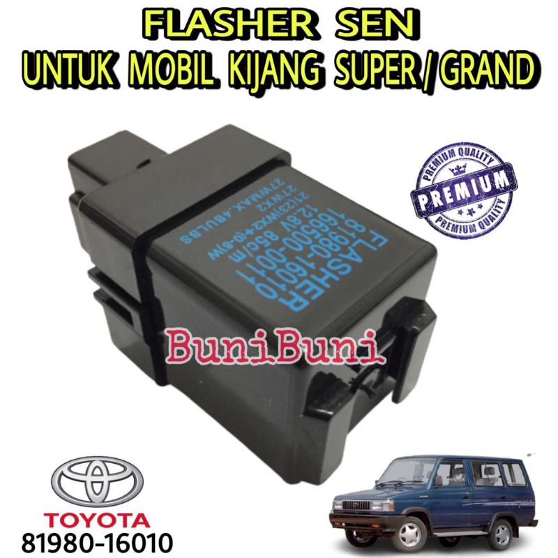 FLASHER / Flaser Otomatis Sen Untuk Mobil Toyota KIJANG SUPER 5K / GRAND / ROVER