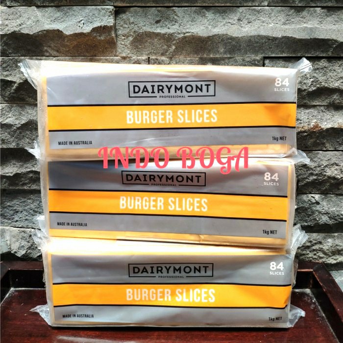 

T0P DAIRYMONT RED CHEDDAR 1 KG / KEJU BURGER SLICE / RED CHEDDAR SLICE NICE
