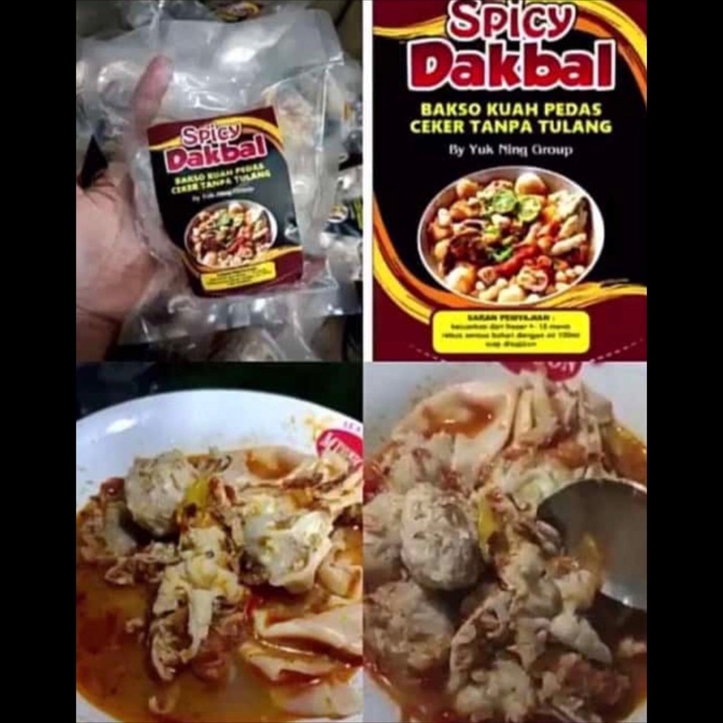 SPICY DAKBAL BAKSO KUAH PEDAS CEKER TANPA TULANG