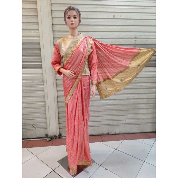 saree kain sari bahan baju india bakal baju panjang 6,25 meter mewah cantik