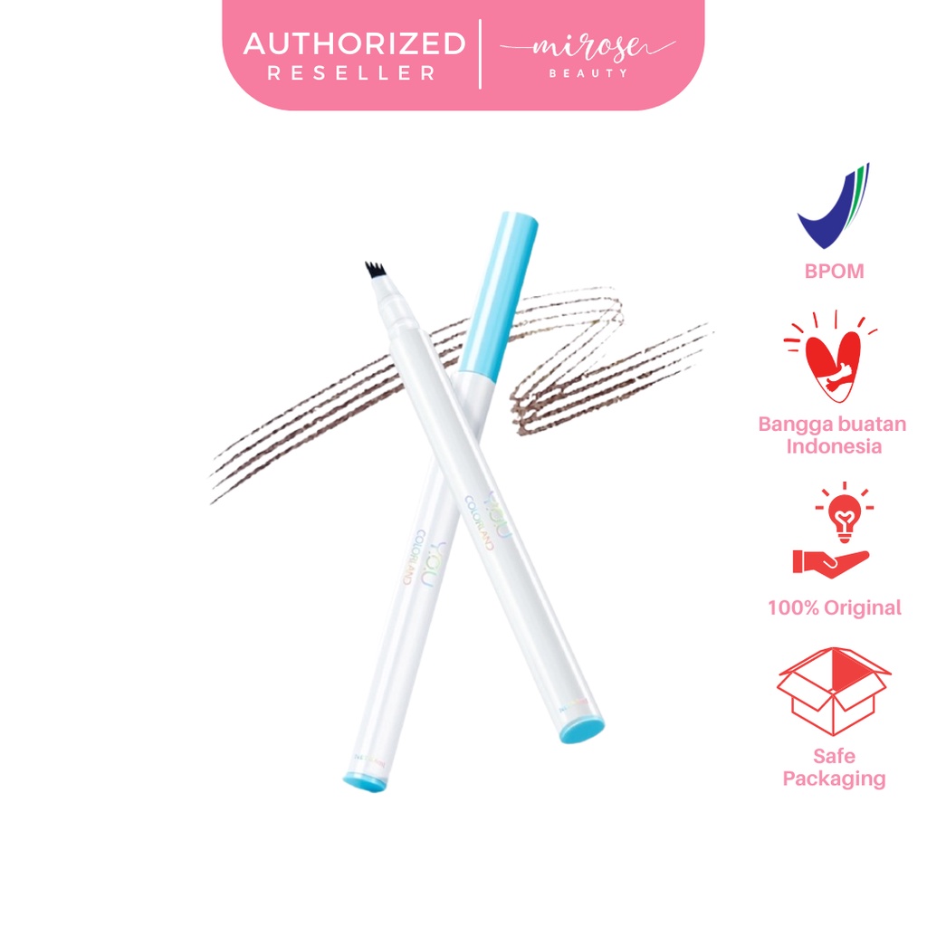 YOU Colorland Ready To Go Brow Tattoo | Brow Pencil | Pensil Alis