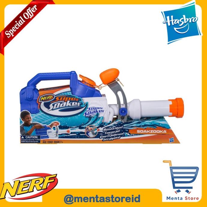 NERF Super Soaker Soakzooka Hasbro Asli Pistol Air Mainan Anak Toys stock ada