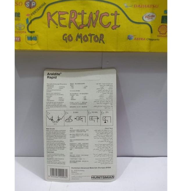 

LEM ARALDITE 5 MENIT MERAH - LEM ARALDITE MERAH 2 X 15ml