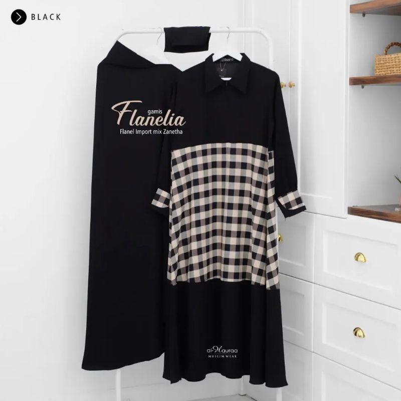 Gamis flanelia Al hauraa