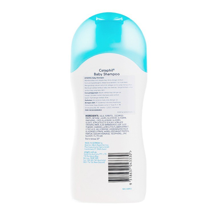 Cetaphil Baby Shampoo 200ml - LDA