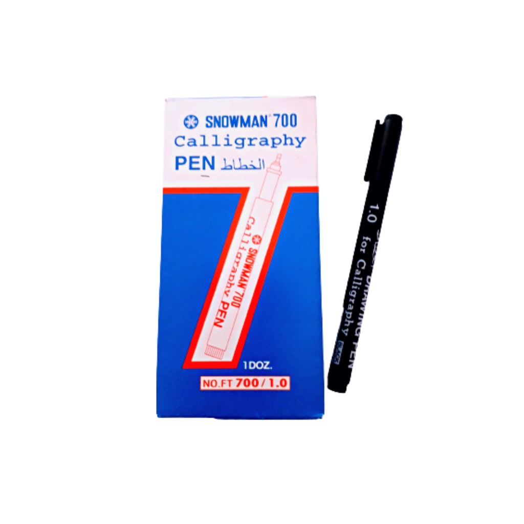 

Bolpoin Kaligrafi/Calligraphy Pen SNOWMAN Black FT700 (0241570)
