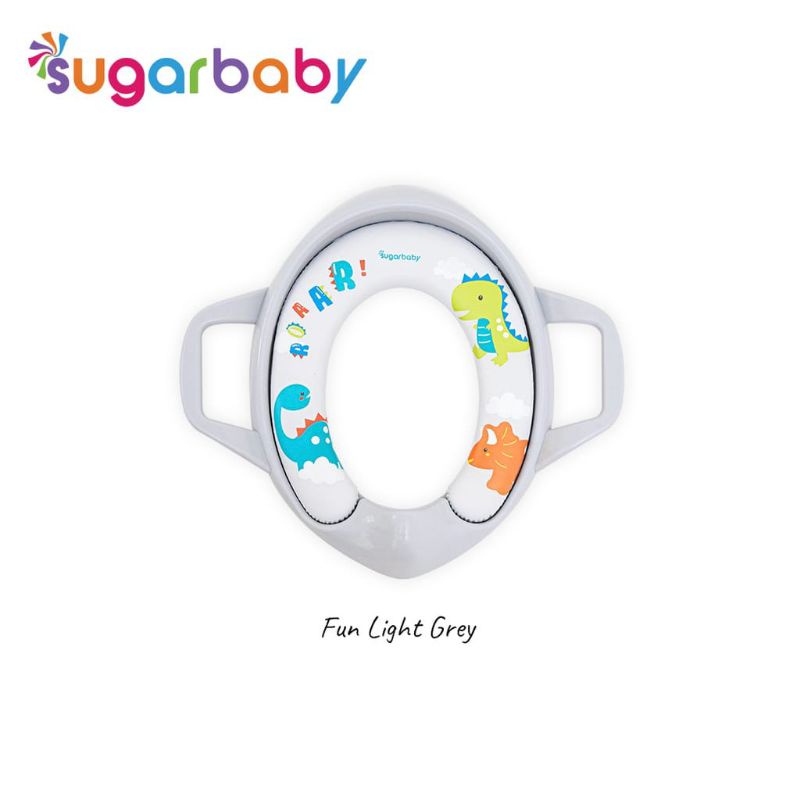 SugarBaby Potty Seat With Handles &amp; Splash Guard | Dudukan Toilet Anak