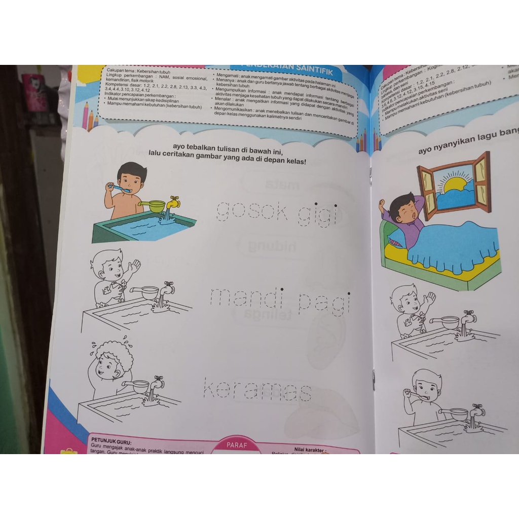 Buku Paket Tematik Isi 8 buku - TK A (4-5 taun) TK B (5-6 taun)-LINGKAR Media