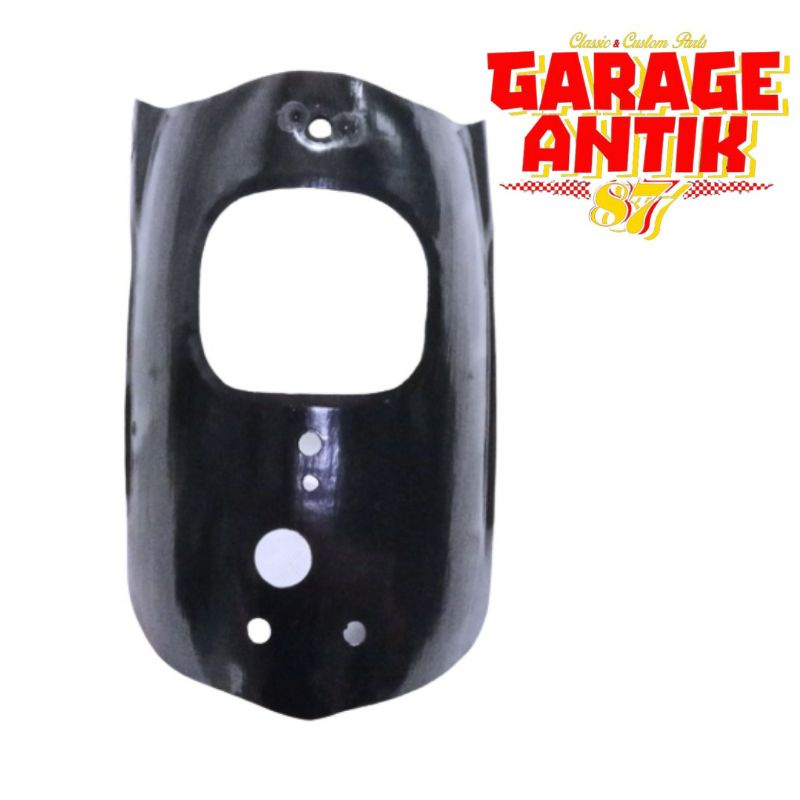 Plat besi spakbor belakang Suzuki TS125 imitasi besi penahan spakbor belakang Suzuki TS125 plat besi