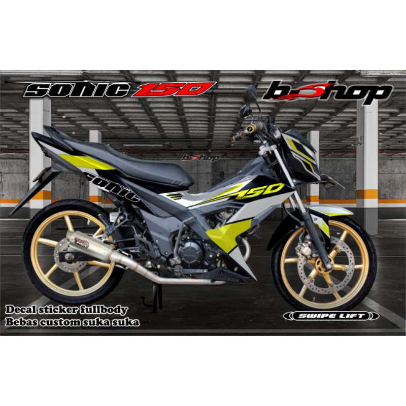 dekal stiker full body STIKER sonic 150 berkualitas