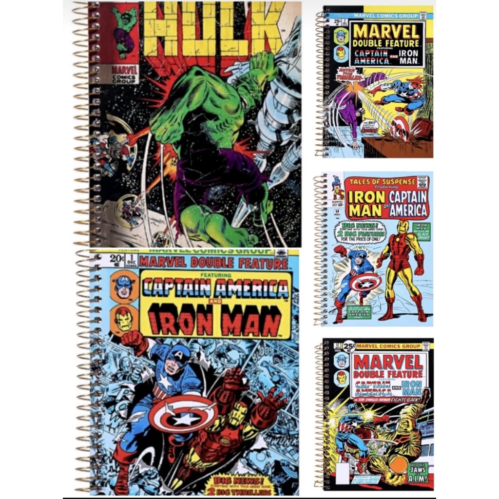 [SALE] Miniso Marvel Wirebound Book - Memo book