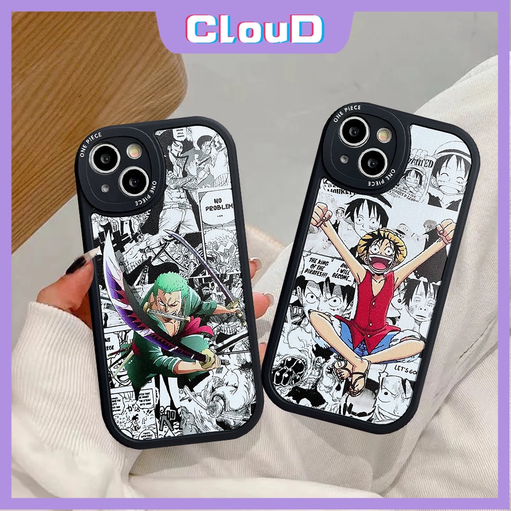 Soft Case Motif Anime One Piece Untuk Redmi 9A 10 9 10A 10C 9T 9C Note 11 11s Note 11Pro Note 9 10 Pro Max Plus Note 10s 10 8 8Pro 9Pro 9x 12 11Lite Casing Belakang Untuk Iphone