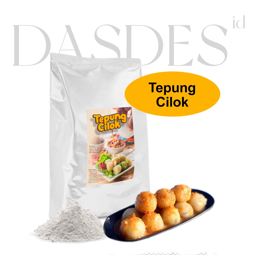 

TEPUNG CILOK BUMBU | Tepung Bumbu Serbaguna | Tepung Krispy | Tepung Dasdes | 1KG - DASDES Powder Drink