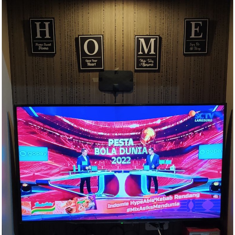 ANTENA TV DIGITAL DVBT2 4K HIGH GAIN 25DB UNTUK MENIKMATI SIARAN TV DIGITAL
