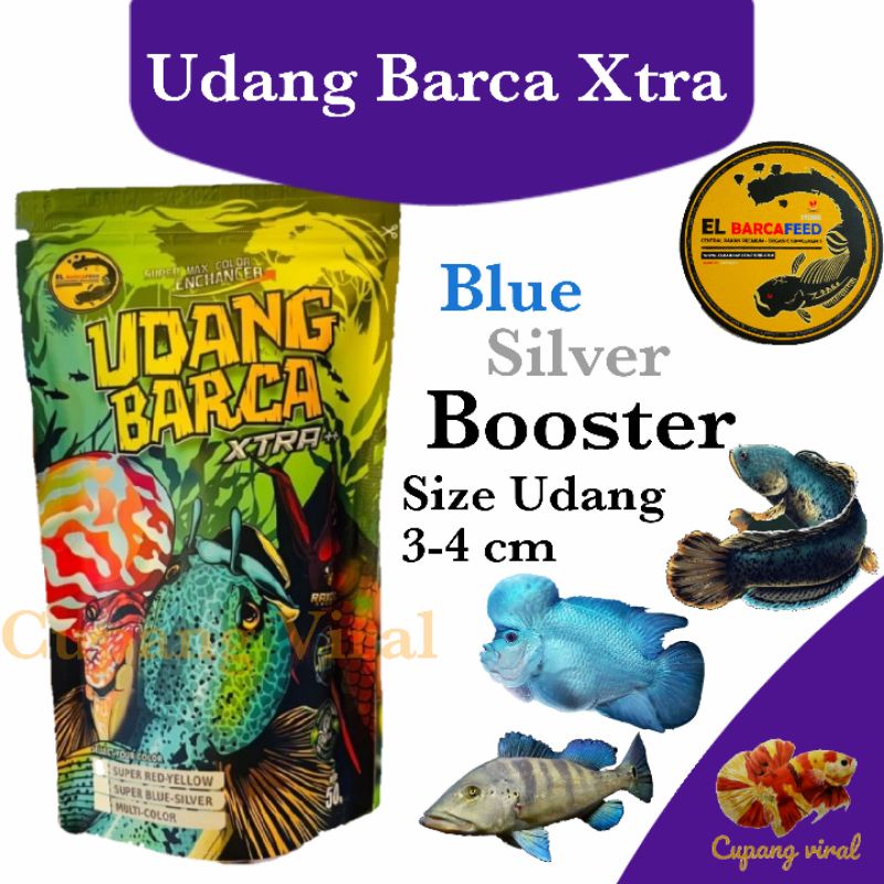 [BLUE BOOSTER] Udang Kering Barca Xtra++ For 20 CM UP