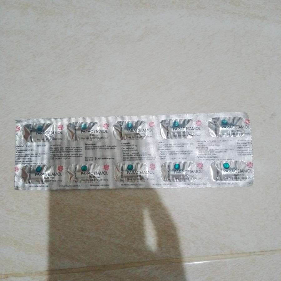 Obat Sakit Kepala PARACETAMOL - 10 kaplet