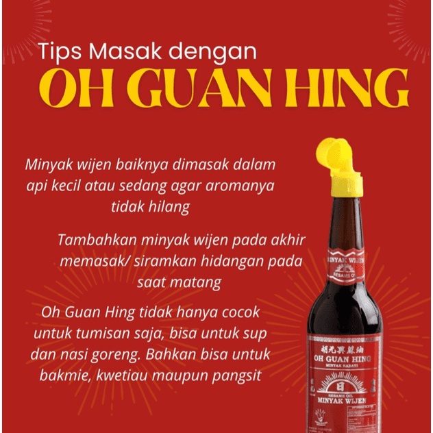 MINYAK WIJEN MATAHARI OH GUAN HING HALAL 600ML