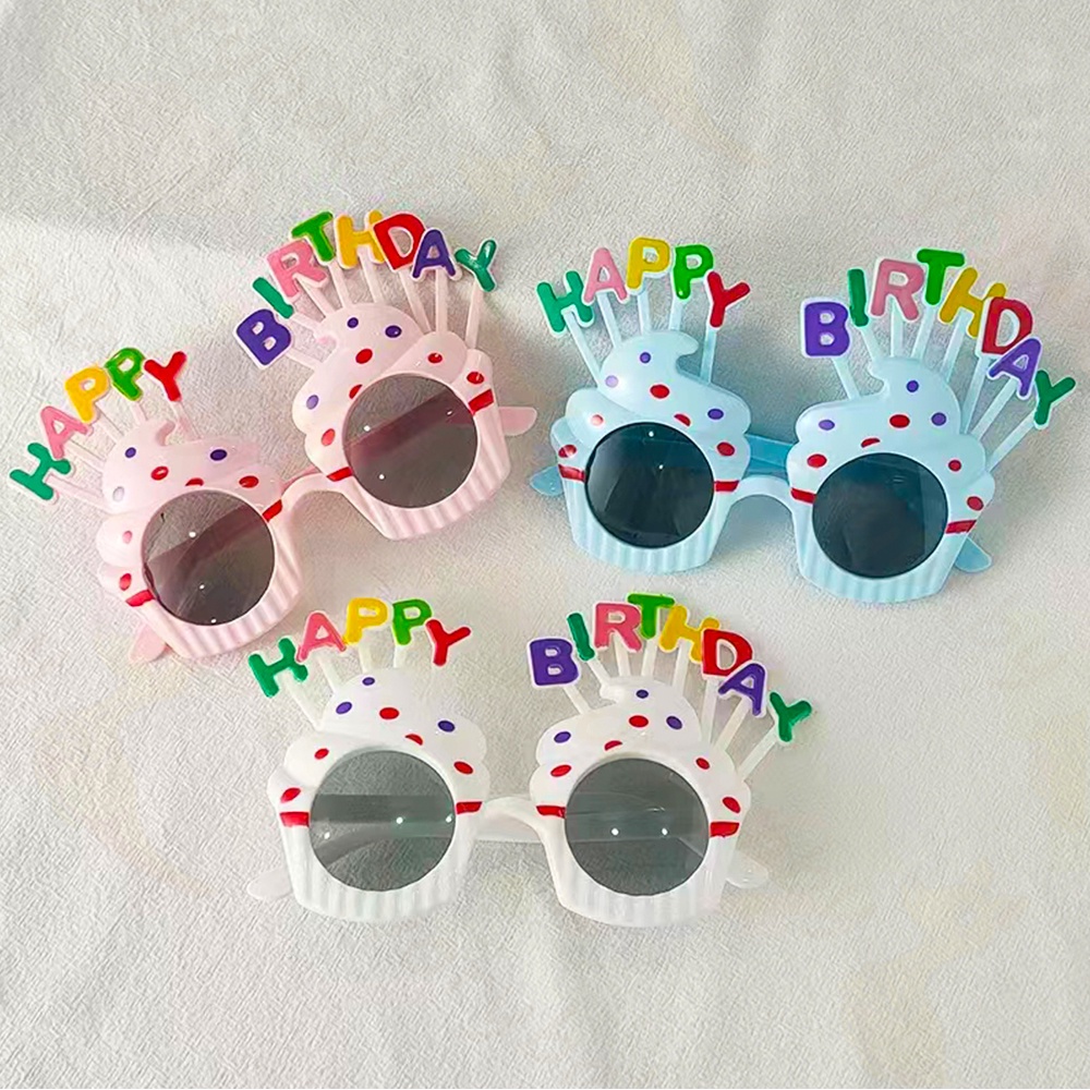 Ivorybaby Kacamata Happy Birthday Unisex Kacamata ulang tahun happy birthday glasses