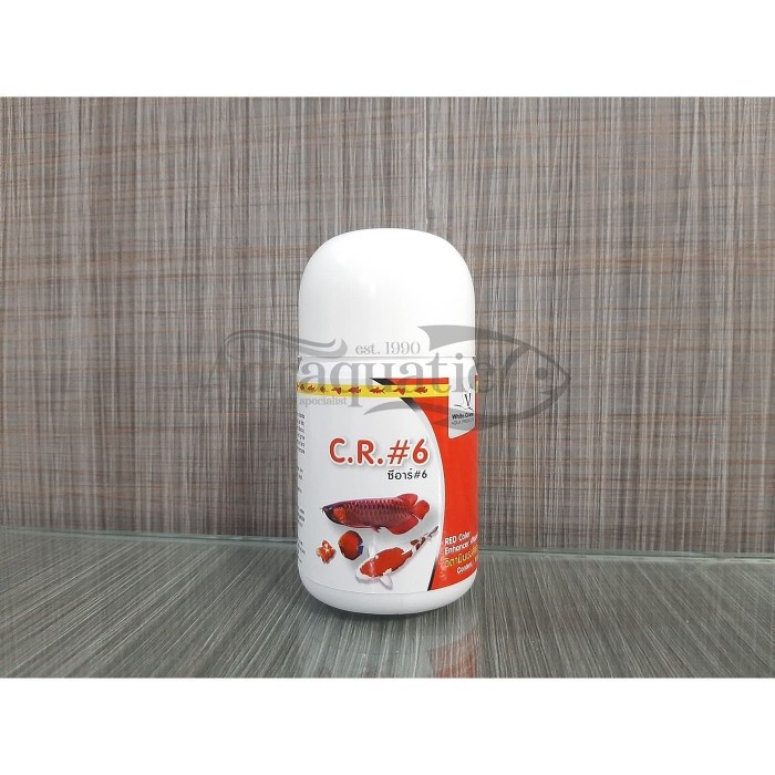 C.R.#6 COLOR RICH #6 VITAMIN MERAH IKAN HIAS ARWANA KOI CR 6 CR6 OBAT