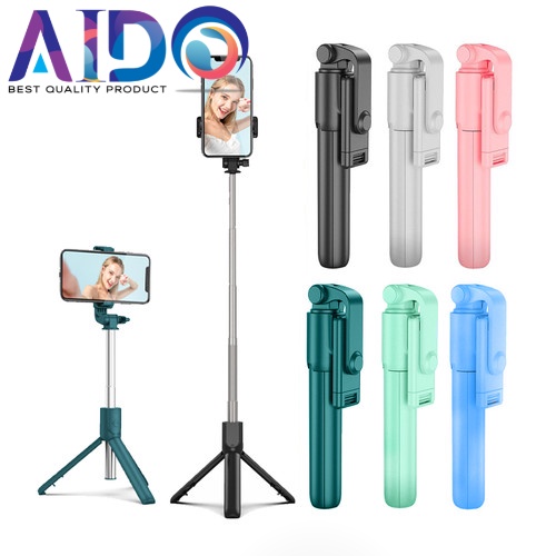 TONGSIS TRIPOD TOMSIS 3 IN 1 R1 BLUETOOTH BT WIRELESS MAKARON MACARON / Tripod Handphone 2 Meter Besi Plus Mini ball head Free Holder Hp Free Tomsis Remote Bluetooth / TRIPOD TONGSIS 3 in 1 R1 / TONGSIS WIRELESS / TRIPOD BLUETOOTH REMOTE CONTROL / SELFIE