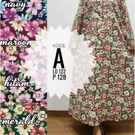 NEW Longdress Daster Lengan Panjang Katun Jepang Lokal Pretty Girl B
