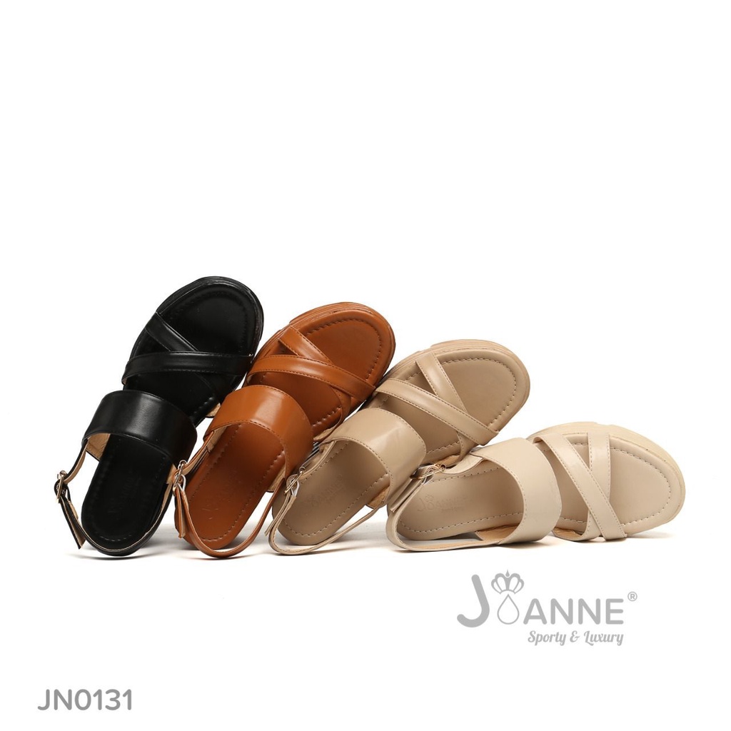 JOANNE Highsole Wedges Sandals Slingback Straps Shoes #JN0131 ORIGINAL