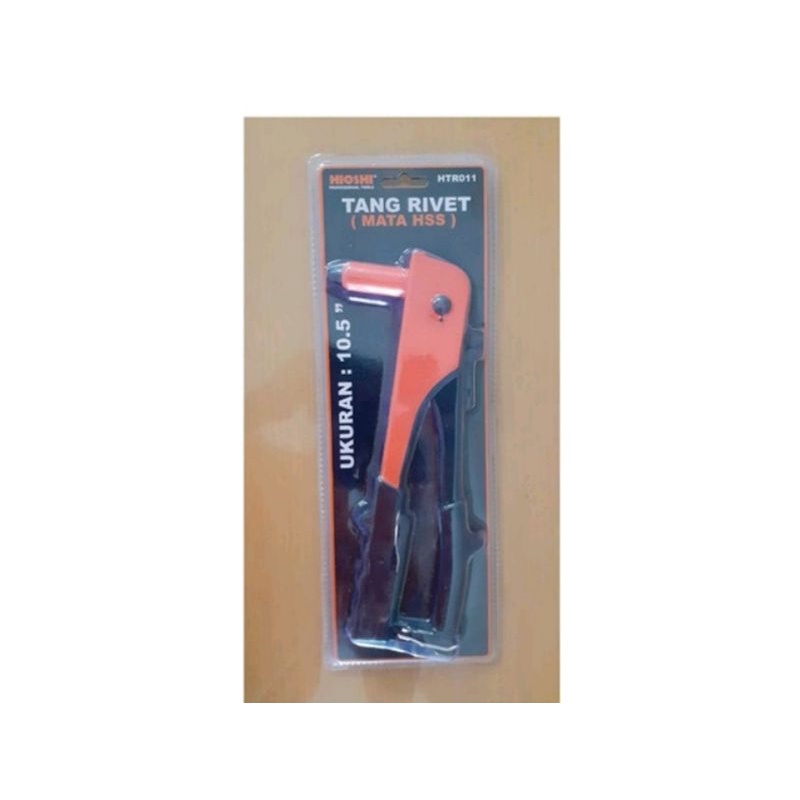 Tang rivet Hioshi 10,5" dengan mata rivet panjang