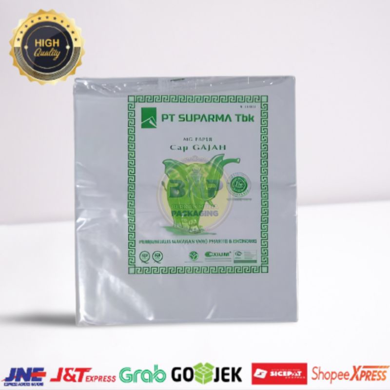 Kertas Nasi KFC 25x27 isi 100 lembar cap gajah - Kertas bungkus nasi KFC