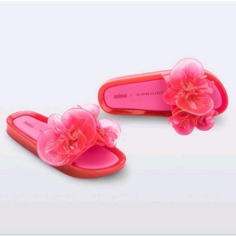 sandal melissa 3D like ori 1:1 melissa wide blossom