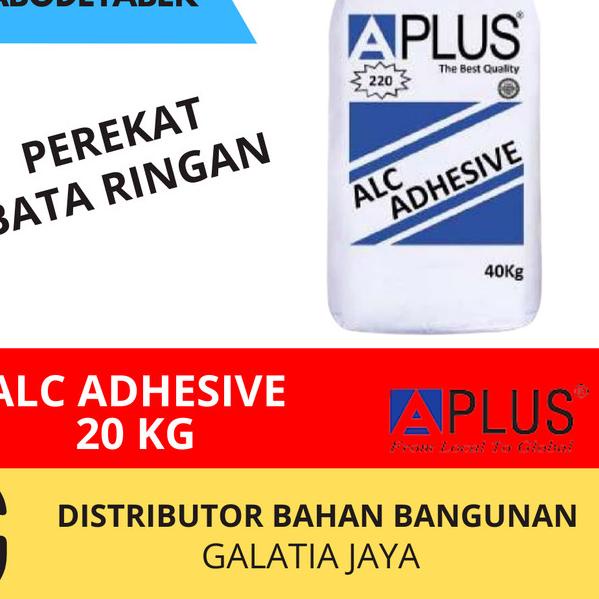 Mortar Perekat Bata Ringan - APLUS 220 ALC ADHESIVE 40 KG